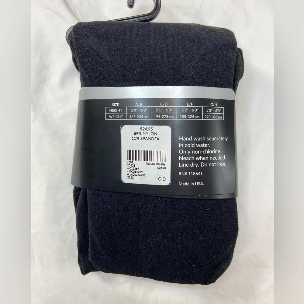 Lane Bryant Tights 2 pairs Brown and Black‎ size Hight waist control top NWT